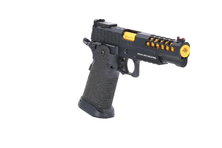 PISTOLA SOFTAIR A GAS/CO2 SA-VGP15 SERIE VAPOR NERA/DORATA SPECNA ARMS