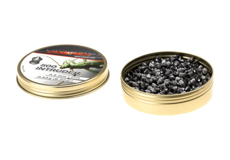 PIOMBINI CAL.4,5 INTRUDER A PUNTA 0,53G 500RDS UMAREX