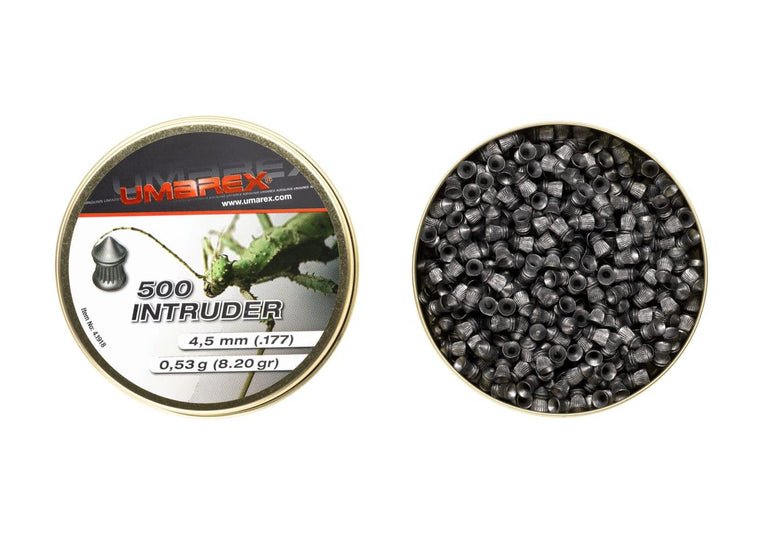 PIOMBINI CAL.4,5 INTRUDER A PUNTA 0,53G 500RDS UMAREX