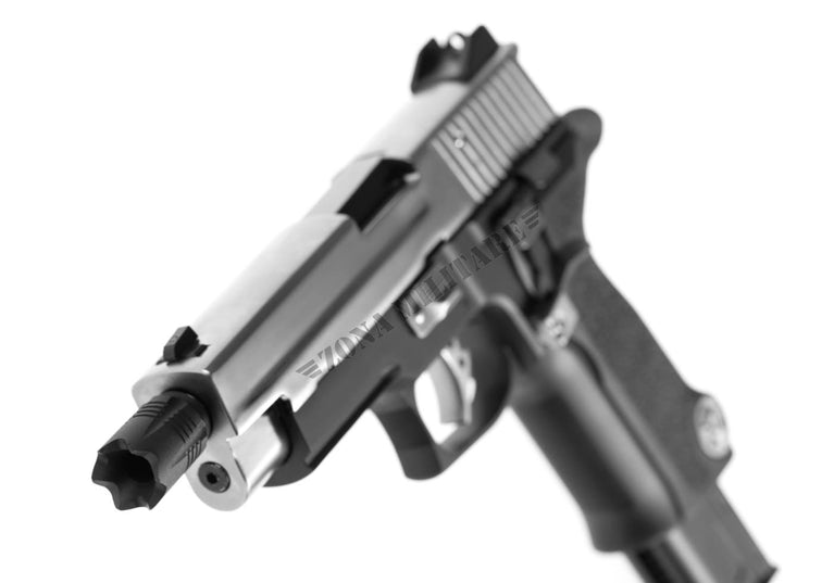 PISTOLA SOFTAIR A GAS P226 VIRUS DUAL TONE FULL METAL WE