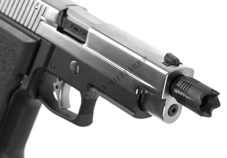 PISTOLA SOFTAIR A GAS P226 VIRUS DUAL TONE FULL METAL WE