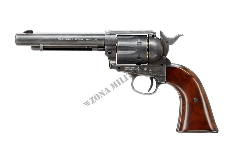 REVOLVER A CO2 SAA .45 PEACEMAKER SINGLE ACTION 5,5" CAL. 4,5 <7,5J COLT UMAREX