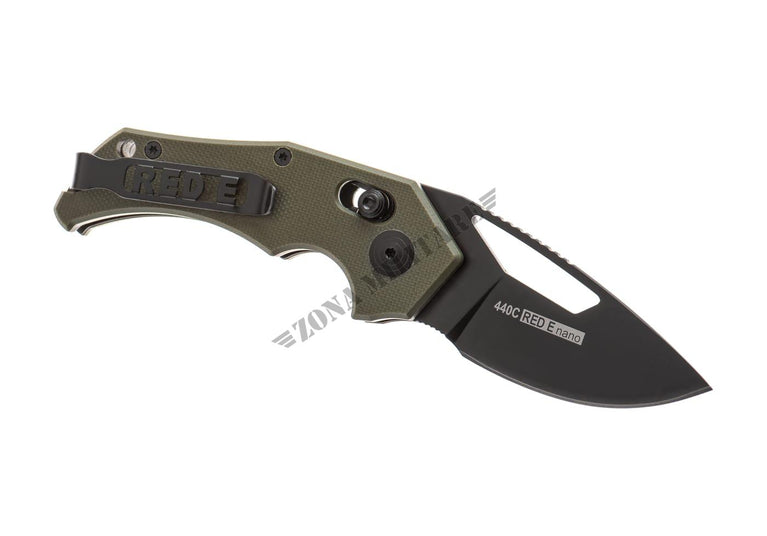 COLTELLO RED E NANO OLIVE GREEN WILLUMSEN