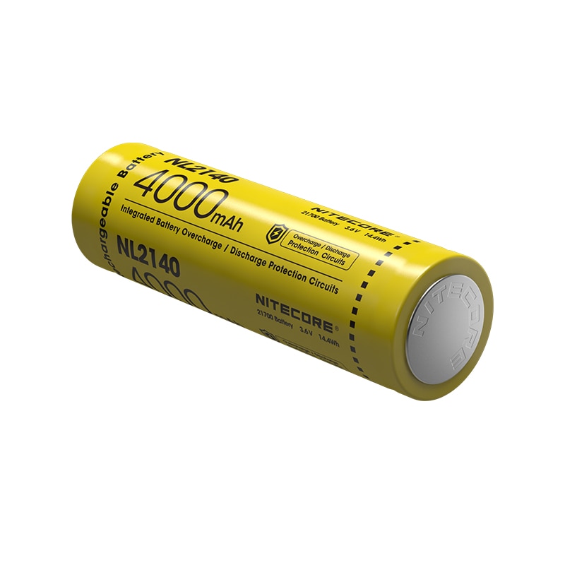 Batteria Ricaricabile 3.7V 4000mAh NL2140 21700 nitecore