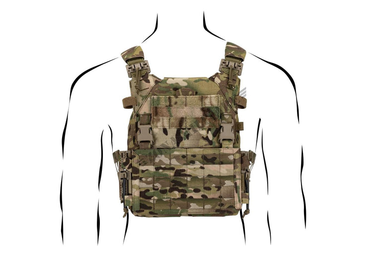 PLATE CARRIER RAIDER MULTICAM CLAWGEAR