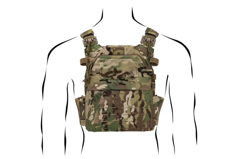 PLATE CARRIER PROTECTOR MULTICAM CLAWGEAR