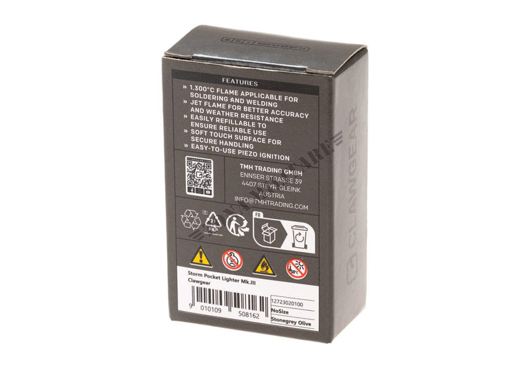 ACCENDINO anti vento MK III CLAWGEAR