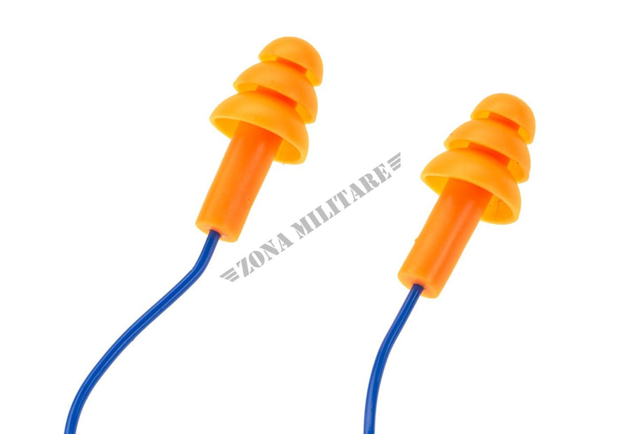 TAPPI AURICOLARI PROTETTIVI IN SILICONE MAX DEFENSE NRR28 CON CORDINO EARMOR