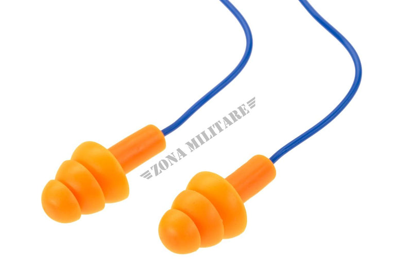 TAPPI AURICOLARI PROTETTIVI IN SILICONE MAX DEFENSE NRR28 CON CORDINO EARMOR