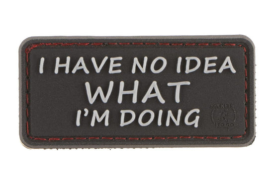 PATCH GOMMATA "I HAVE NO IDEA WHAT I'M DOING" JTG