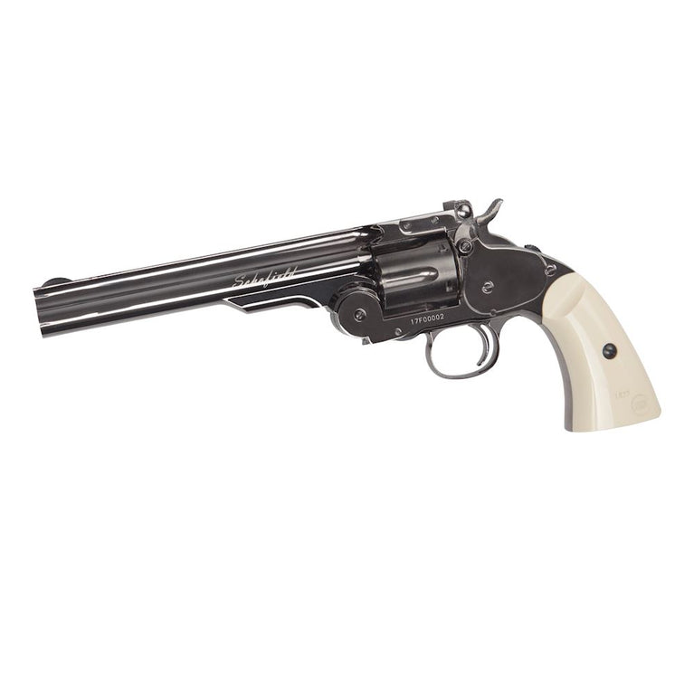 Revolver Schofield inox brunito Cal.4.5 Pot.<7.5 Joule ASG