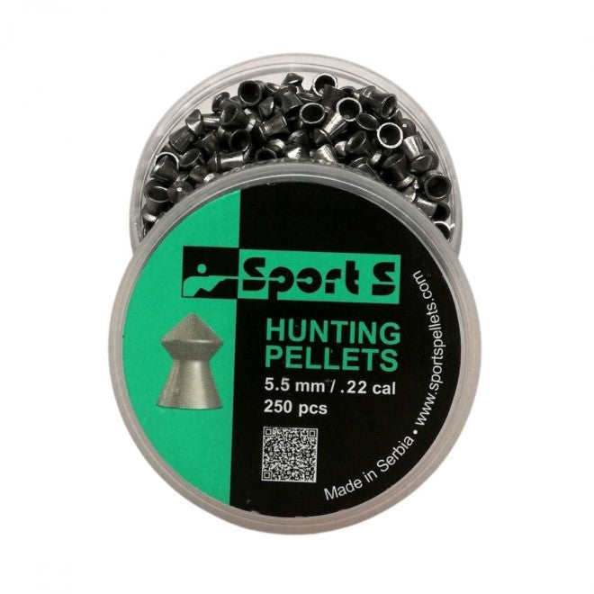 PIOMBINI HUNTING A PUNTA CAL 5,5/.22 SPORT S 250PCS