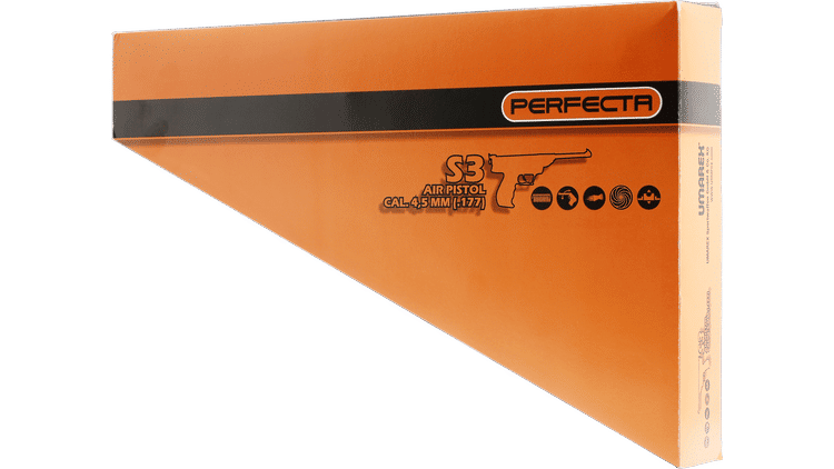 PISTOLA A PIOMBINI Cal.4.5 Pot.<7.5J S3 PERFECTA UMAREX