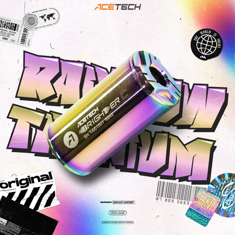 SILENZIATORE TRACER BRIGHTER C TITANIUM RAINBOW ACETECH