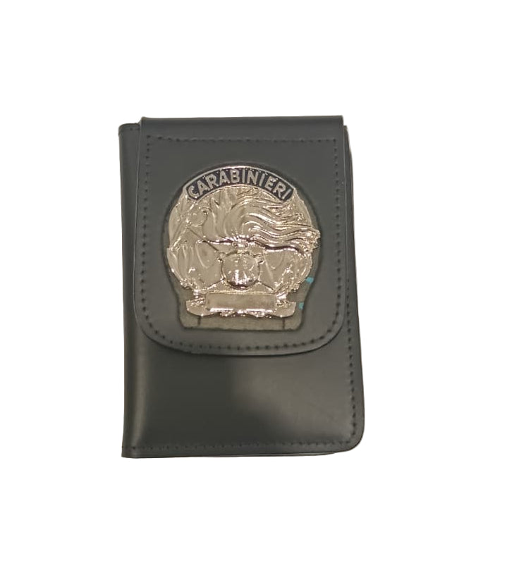 PORTAFOGLIO PER CARABINIERI OPERATIVI CON PLACCA CARABINIERE ARGENTO VEGA HOLSTER