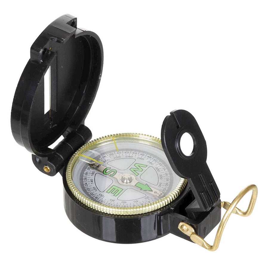 Bussola Scout in PVC nero MILTEC