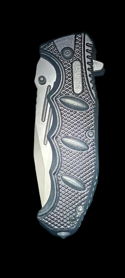 COLTELLO AD APERTURA ASSISTITA NERO CON FODERO THIRD AMONT