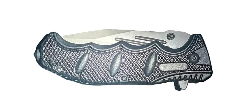 COLTELLO AD APERTURA ASSISTITA NERO CON FODERO THIRD AMONT
