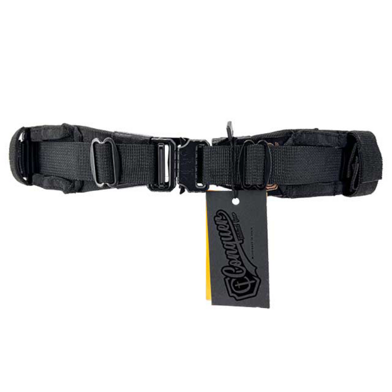 CINTURA CON SOTTOCINTURONE FS BELT NERA CONQUER