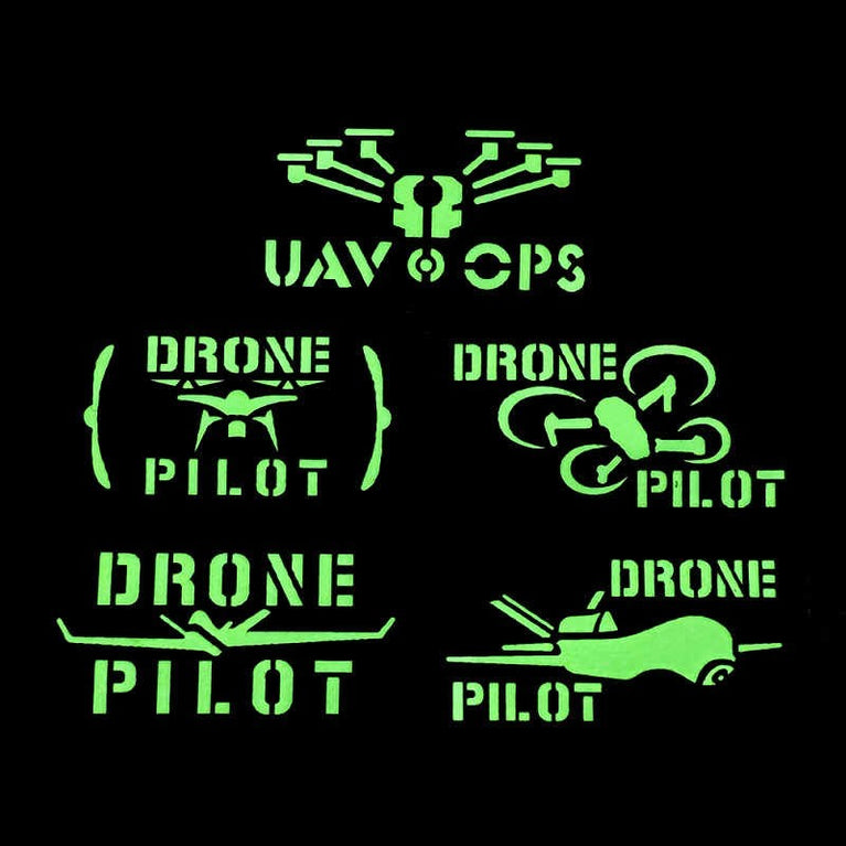 PATCHES fluorescente colori vari DRONE PILOT