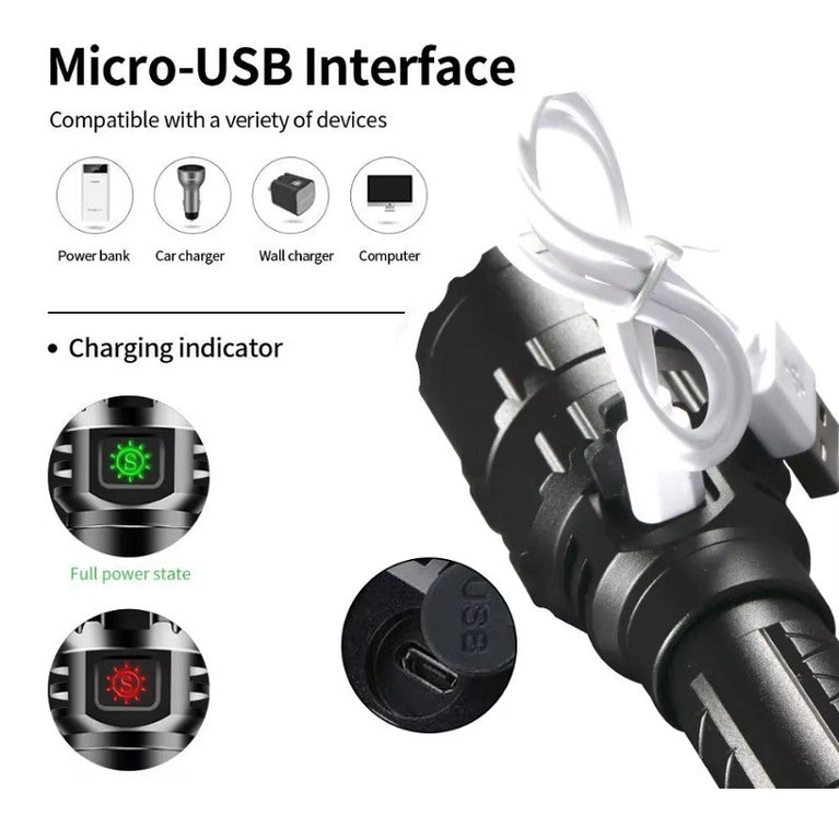TORCIA TATTICA XML-L2 RICARICABILE CON REMOTO CZT