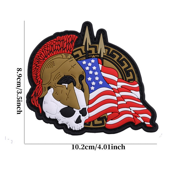 PATCH IN PVC CON BANDIERA AMERICANA