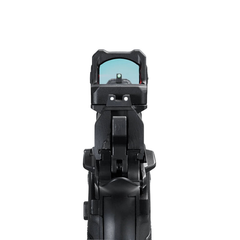 Pistola GBB Vanguard 4.3" Hi-Capa con carrello predisposto per ottiche, compensatore e mirino a punto rosso ARS-1 ARCTURUS