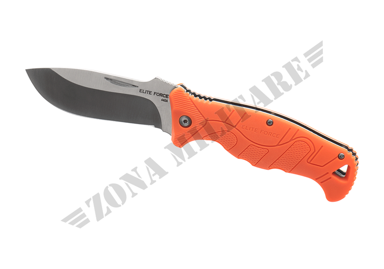 COLTELLO LINER  LOCK PIEGHEVOLE EF141 ARANCIONE ELITE FORCE
