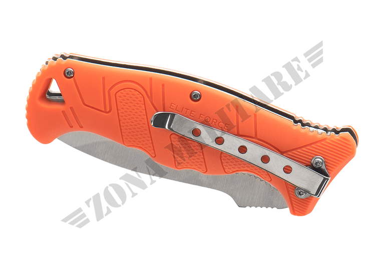 COLTELLO LINER  LOCK PIEGHEVOLE EF141 ARANCIONE ELITE FORCE
