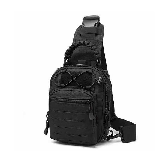 BORSA A TRACOLLA MULTIFUNZIONE NERA CZT