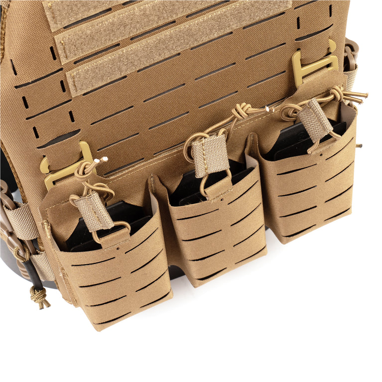 PLATE CARRIER LLC LASER CUT TAN SIXMM