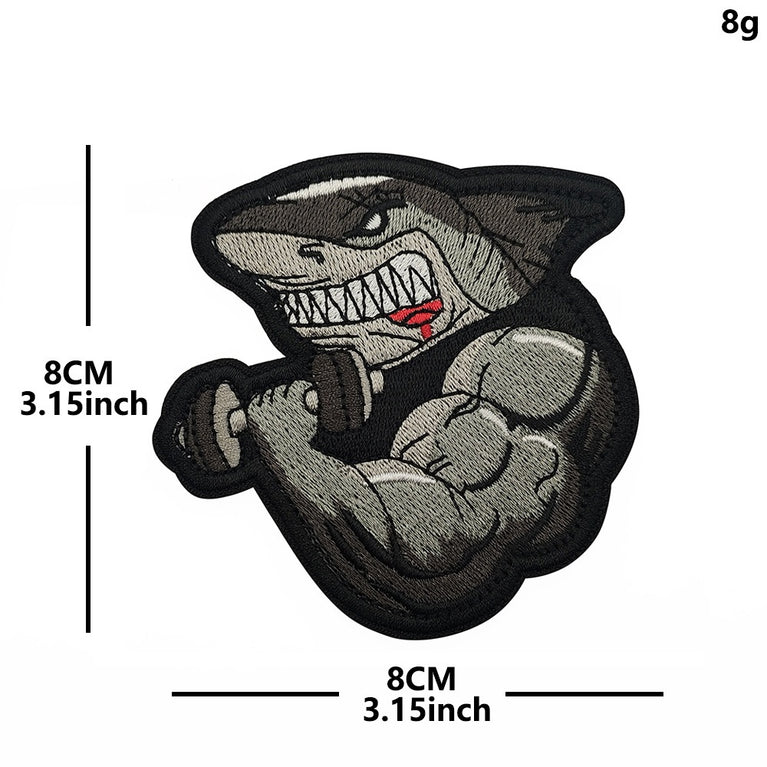 PATCHES SQUALO  ZONA DI COMBATTIMENTO TATTICA