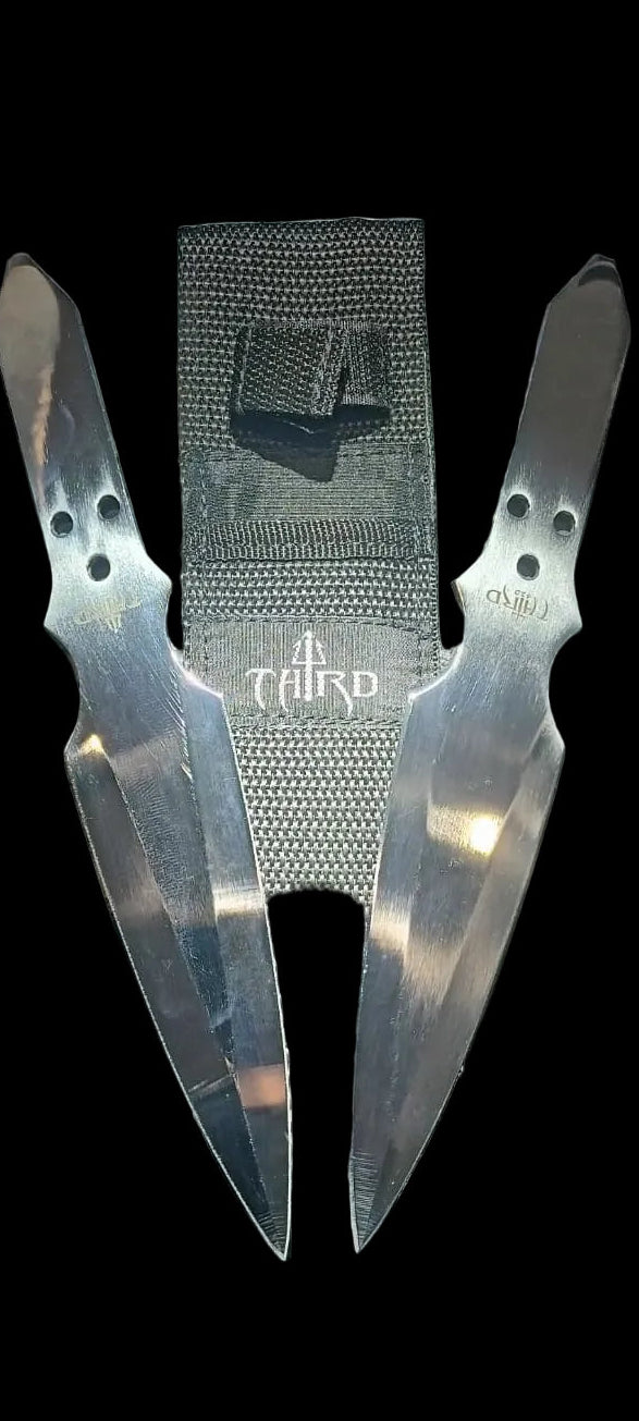 SET DA 2 COLTELLI DA LANCIO H0069 THIRD AMONT