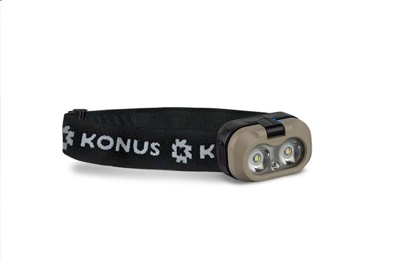 TORCIA DA TESTA KONUSFLASH-8 RICARICABILE KONUS