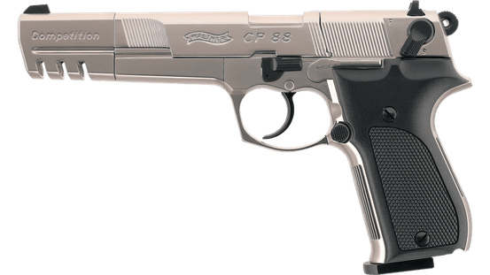 PISTOLA A CO2 CP88 COMP. 6'' NICKEL CAL.4,5 <7,5J WALTHER UMAREX