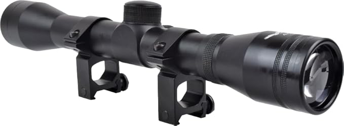 OTTICA 4x32 RETICOLO MIL DOT, TUBO DA 1" CON ANELLI ALTI x BASI WEAVER JS TACTICAL