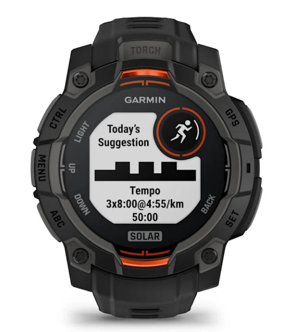 SMARTWATCH INSTINCT 3 45mm CON RICARICA SOLARE GARMIN