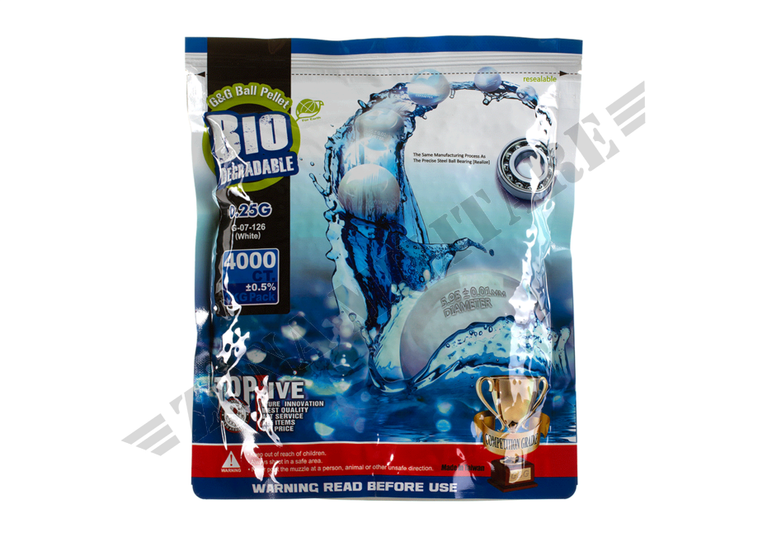 Pallini BIO  0.25 Confezione Da 4000 Bbs G&G