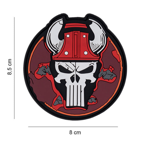 PATCH IN PVC PUNISH SKULL BULL 101 INC.