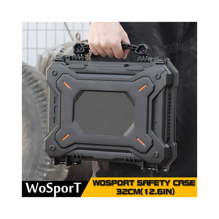 VALIGETTA RIGIDA IMBOTTITA PER PISTOLE 32 × 25 × 8 cm WST WOSPORT