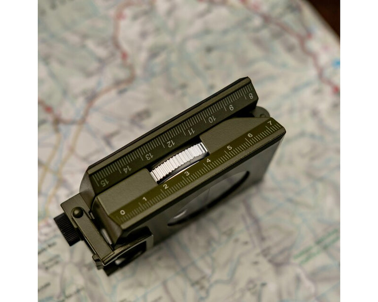 BUSSOLA PRISMATICA IN METALLO MILTEC