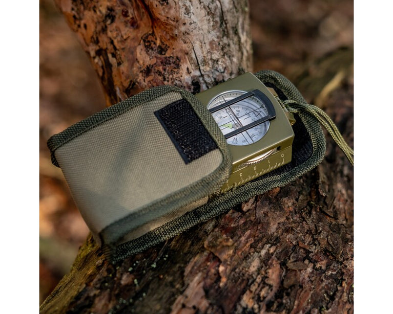 BUSSOLA PRISMATICA IN METALLO MILTEC