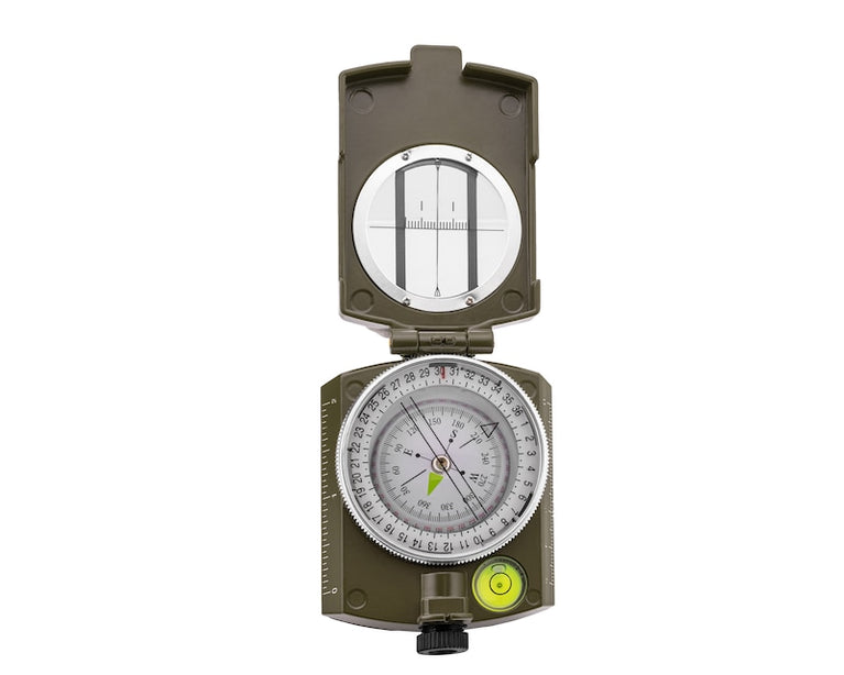 BUSSOLA PRISMATICA IN METALLO MILTEC