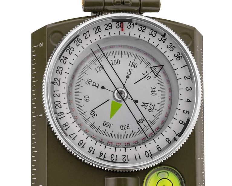 BUSSOLA PRISMATICA IN METALLO MILTEC