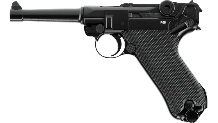 PISTOLA A CO2 P08 BLOWBACK A BIGLIE CAL. 4,5mm LEGENDS UMAREX