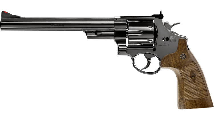 REVOLVER SMITH & WESSON M29 A CO2 CANNA DA 8" A PIOMBINI CAL. 4,5 <7,5J BLUED UMAREX