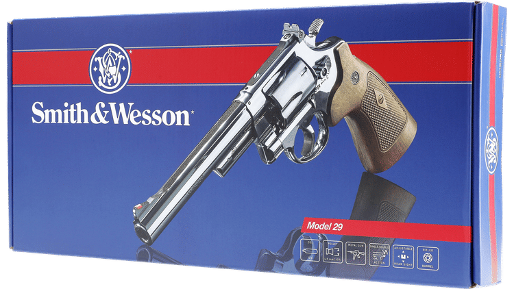 REVOLVER SMITH & WESSON M29 A CO2 CANNA DA 8" A PIOMBINI CAL. 4,5 <7,5J BLUED UMAREX