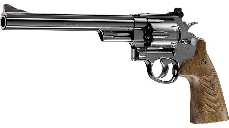 REVOLVER SMITH & WESSON M29 A CO2 canna da 8" A PIOMBINI CAL. 4,5 <7,5J BLUED UMAREX