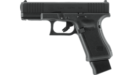 PISTOLA A CO2 GLOCK 19 GEN 5 MOS CAL. 4,5 BB <7,5J UMAREX