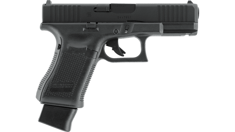 PISTOLA A CO2 GLOCK 19 GEN 5 MOS CAL. 4,5 BB <7,5J UMAREX